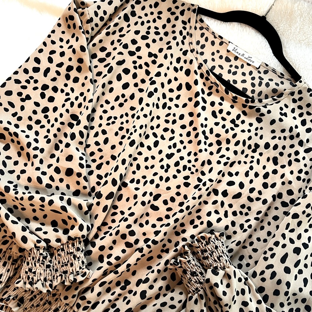 Animal Print Blouse